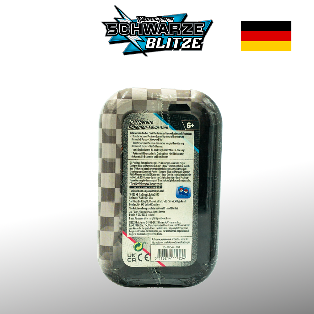 Pokémon Black Bolt & White Flare BLK Unova (Ramoth)	Mini-Tin Deutsch sealed