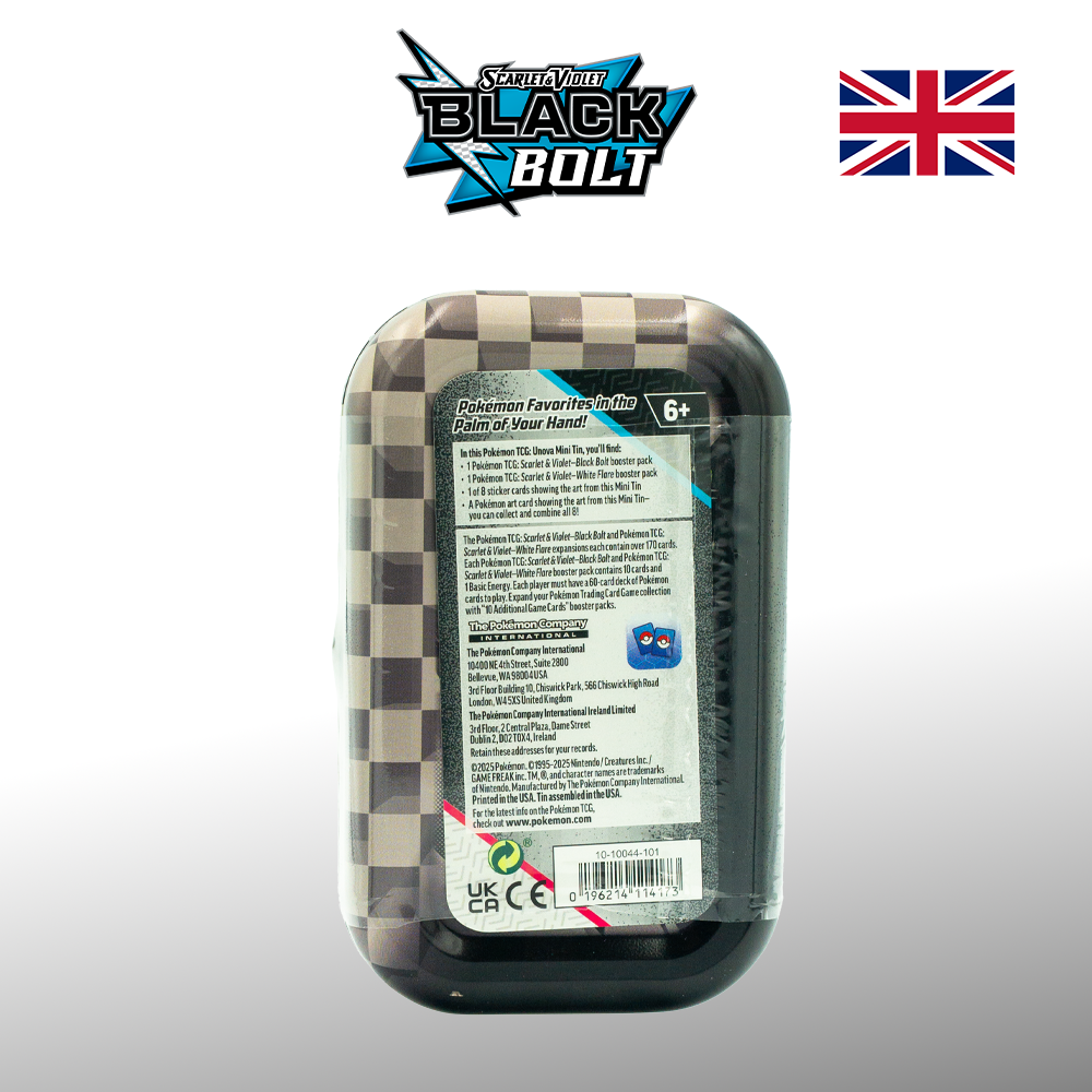 Pokémon Black Bolt & White Flare BLK Unova (Ramoth)	Mini-Tin English sealed