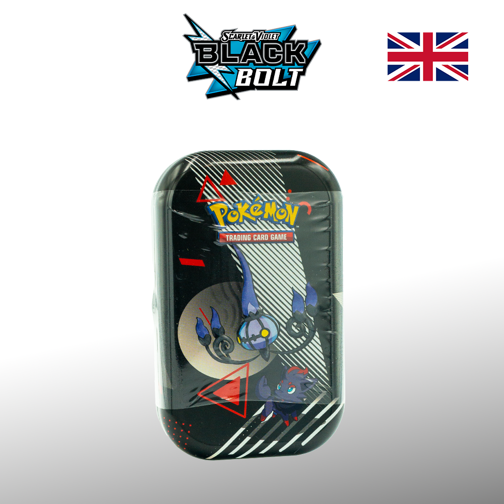 Pokémon Black Bolt & White Flare BLK Unova (Skelabra) Mini-Tin English sealed