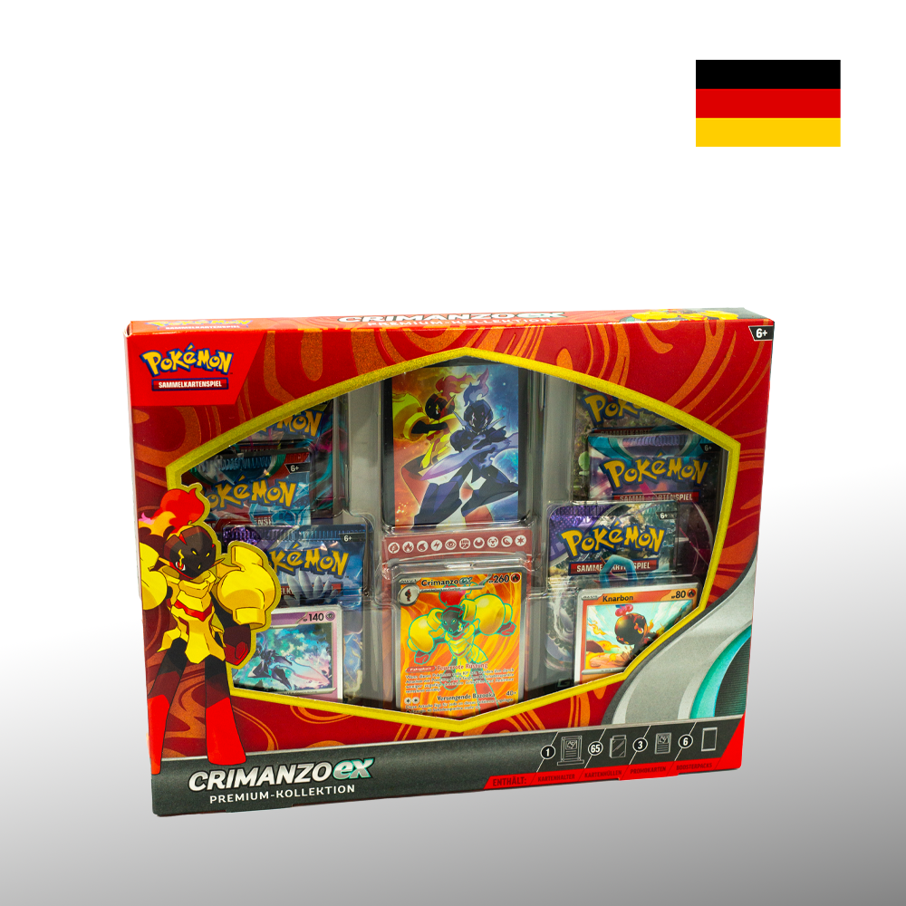Pokémon Crimanzo ex Premium Kollektion Box-Set Deutsch	sealed