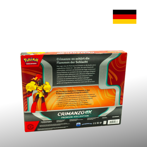 Pokémon Crimanzo ex Premium Kollektion Box-Set Deutsch	sealed