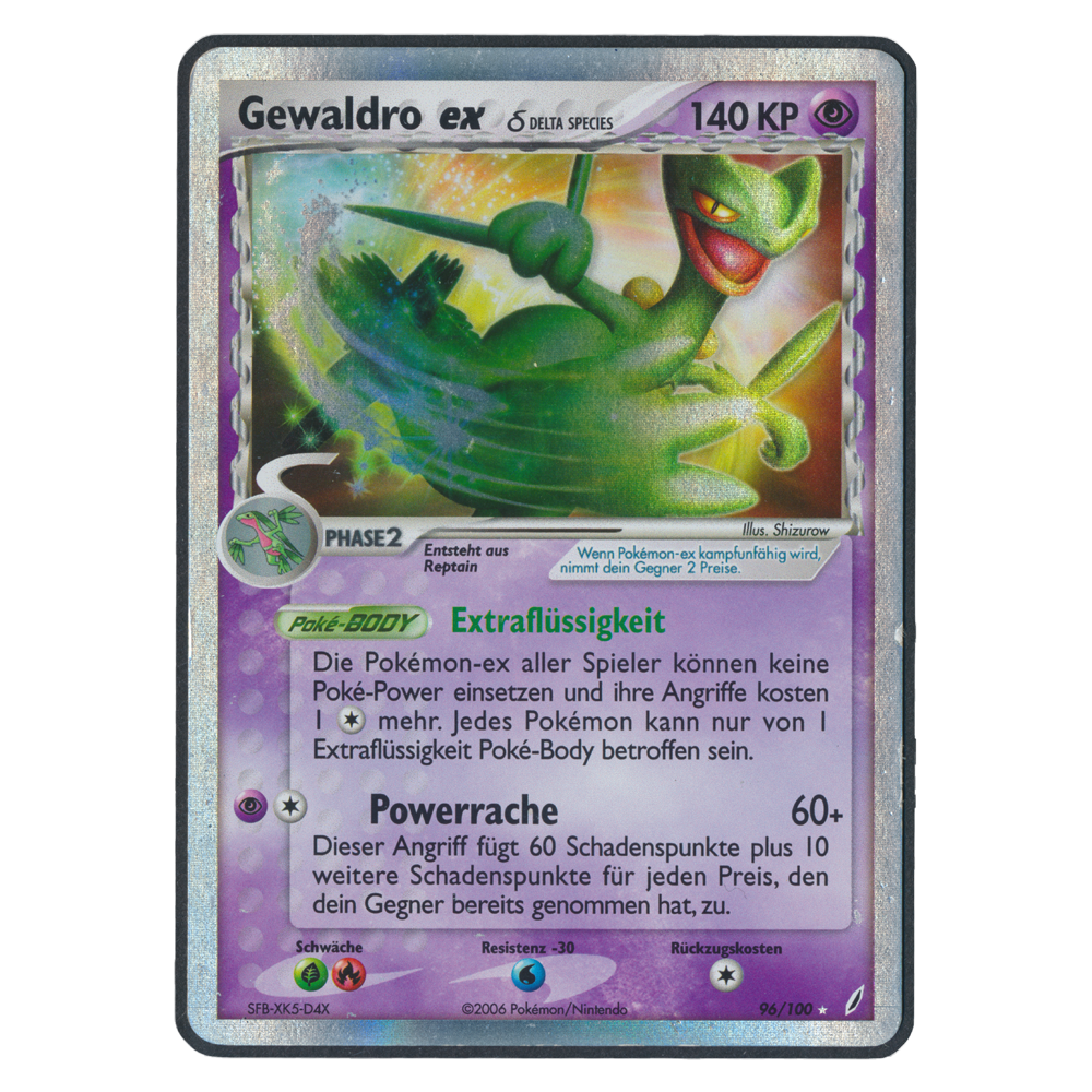 Pokémon EX Crystal Guardians Gewaldro ex 96 Einzelkarte	Deutsch