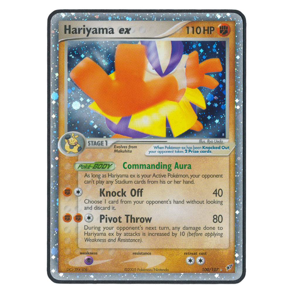 Pokémon EX Deoxys Hariyama EX 100 Einzelkarte English