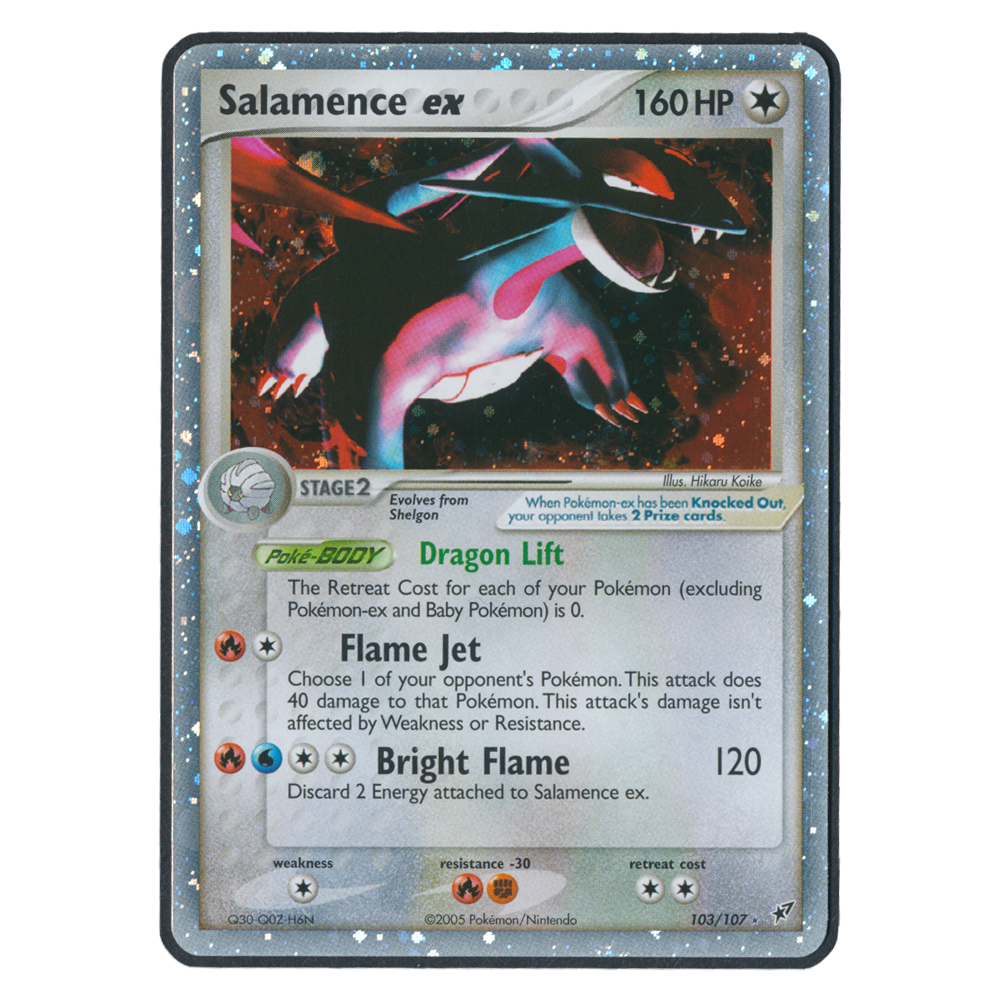Pokémon EX Deoxys Salamence EX 103 Einzelkarte English