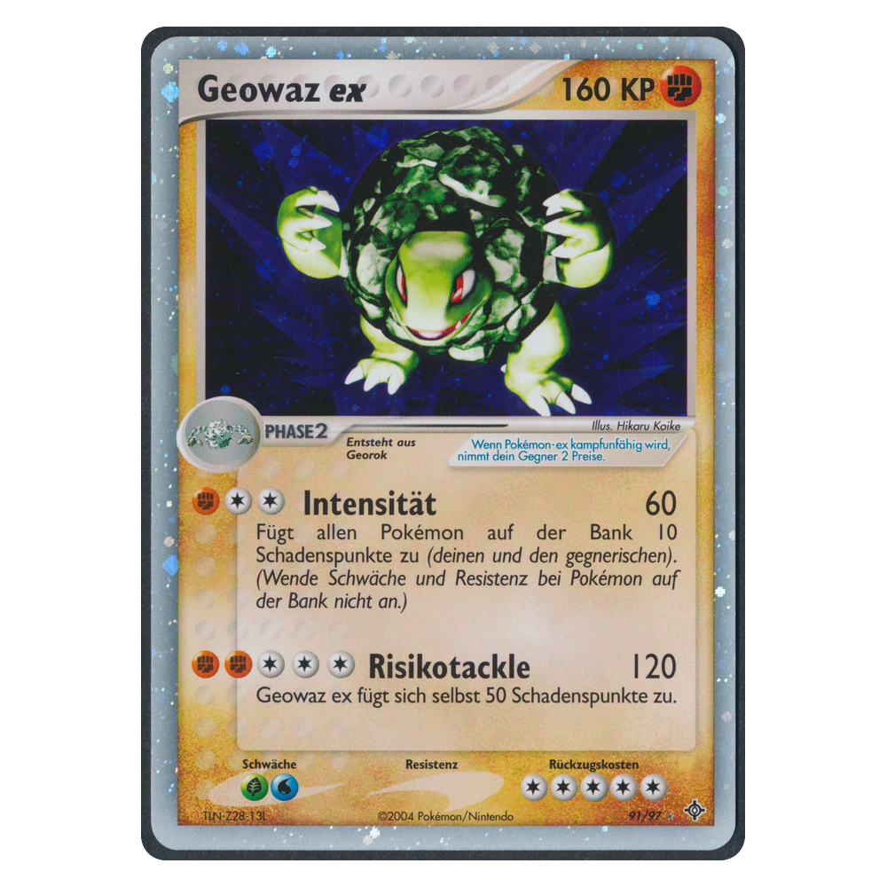 Pokémon EX Dragon Geowaz EX 91 Einzelkarte Deutsch