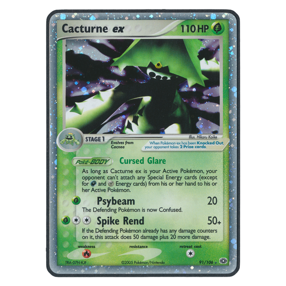 Pokémon EX Emerald Cacturne EX 91 Einzelkarte English