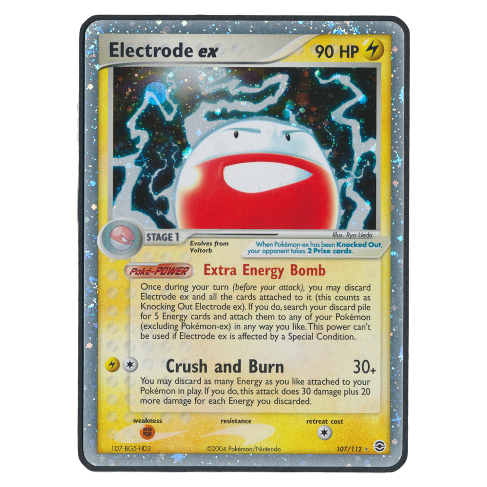 Pokémon EX FireRed & LeafGreen Electrode EX 107 Einzelkarte English