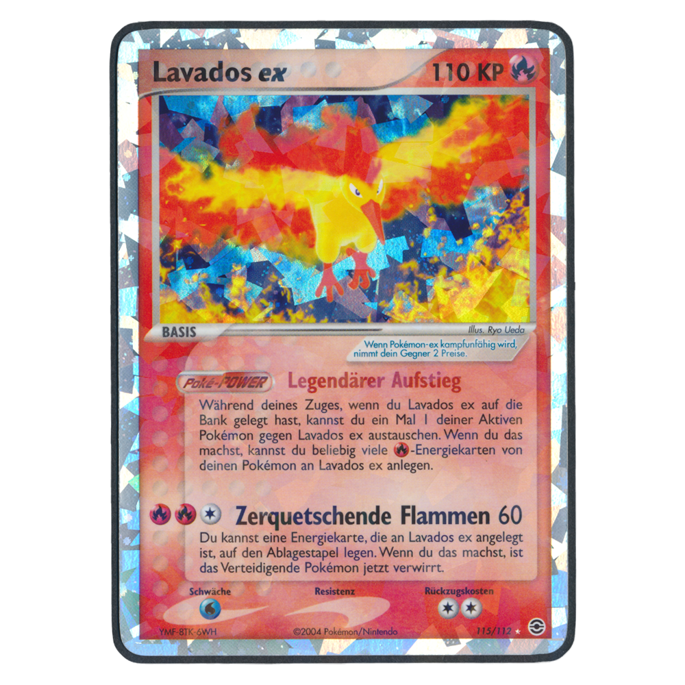 Pokémon EX FireRed & LeafGreen Lavados EX 115	Einzelkarte Deutsch