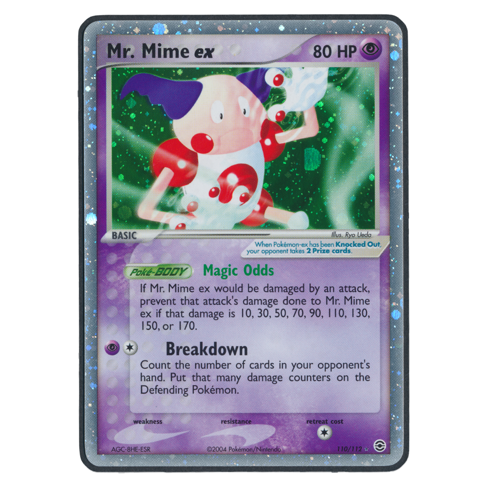 Pokémon EX FireRed & LeafGreen Mr. Mime EX 110 Einzelkarte English