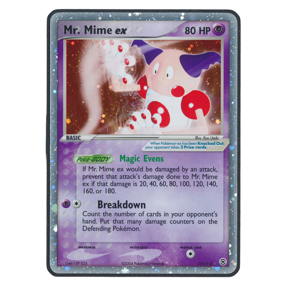 Pokémon EX FireRed & LeafGreen Mr. Mime EX 111	Einzelkarte English 2