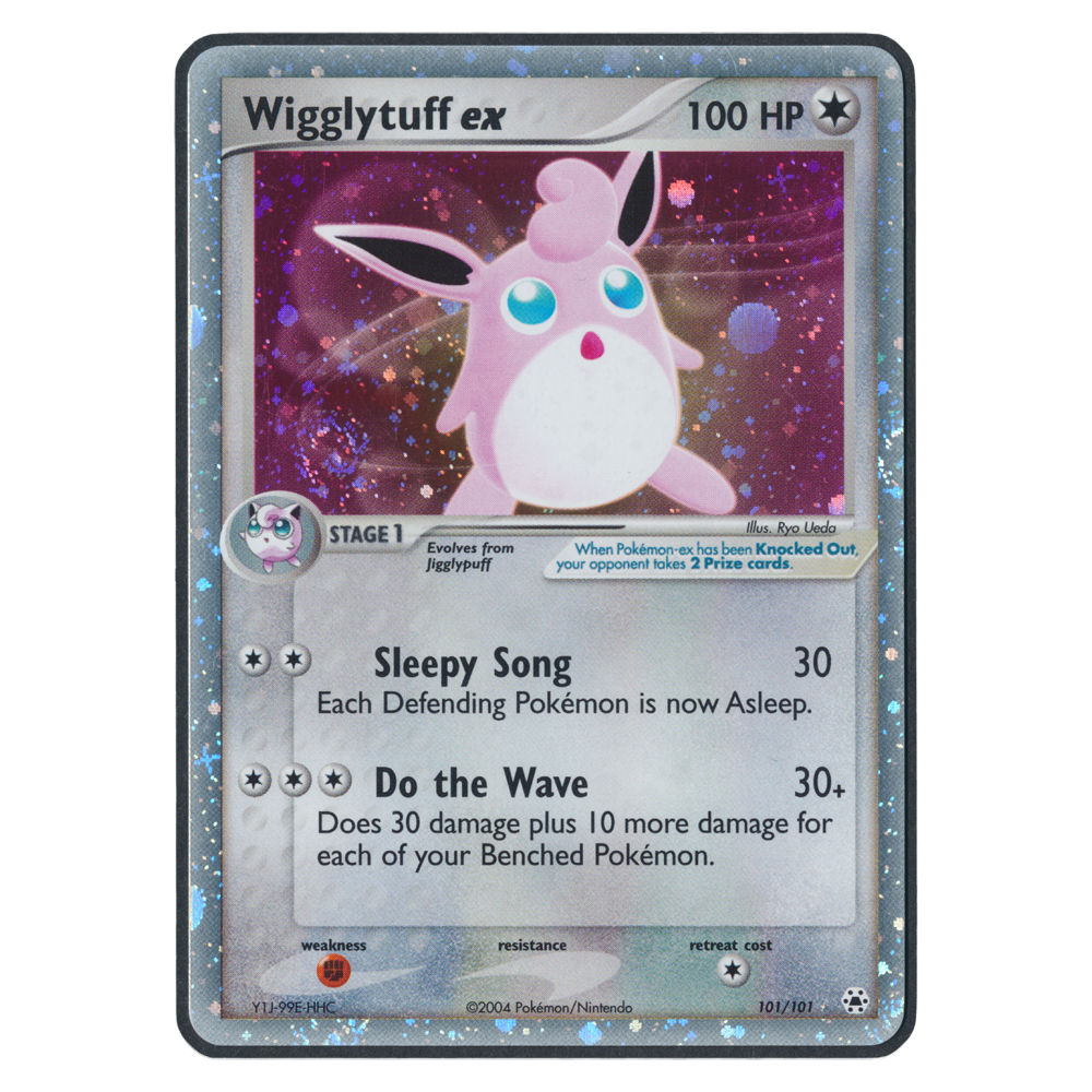 Pokémon EX Hidden Legends Wigglytuff EX 101 Einzelkarte	English