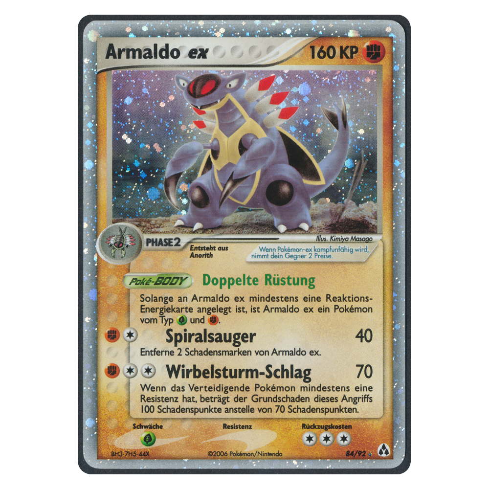 Pokémon EX Legend Maker Armaldo EX 84 Einzelkarte Deutsch