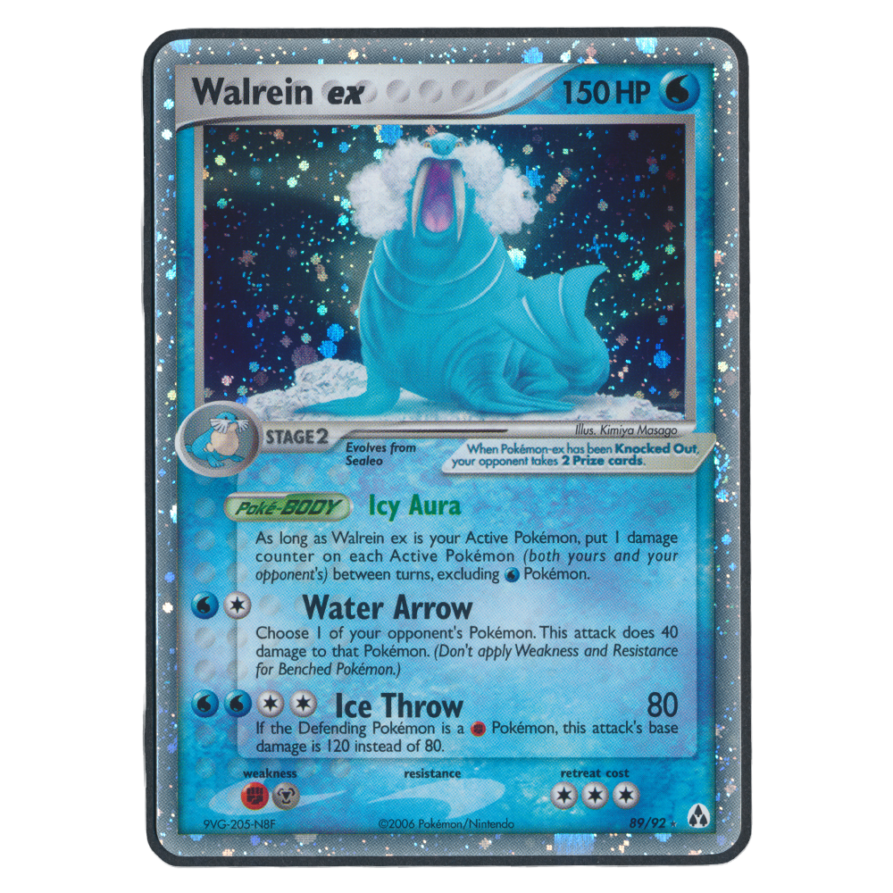 Pokémon EX Legend Maker Walrein EX 89 Einzelkarte English