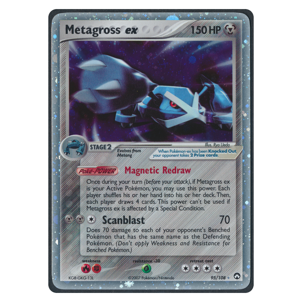 Pokémon EX Power Keepers Metagross EX 95 Einzelkarte English