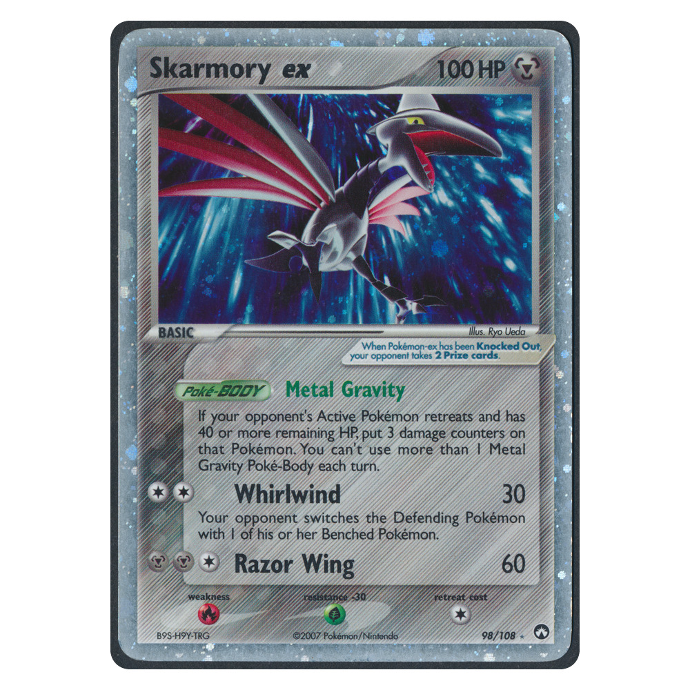 Pokémon EX Power Keepers Skarmory EX 98 Einzelkarte English