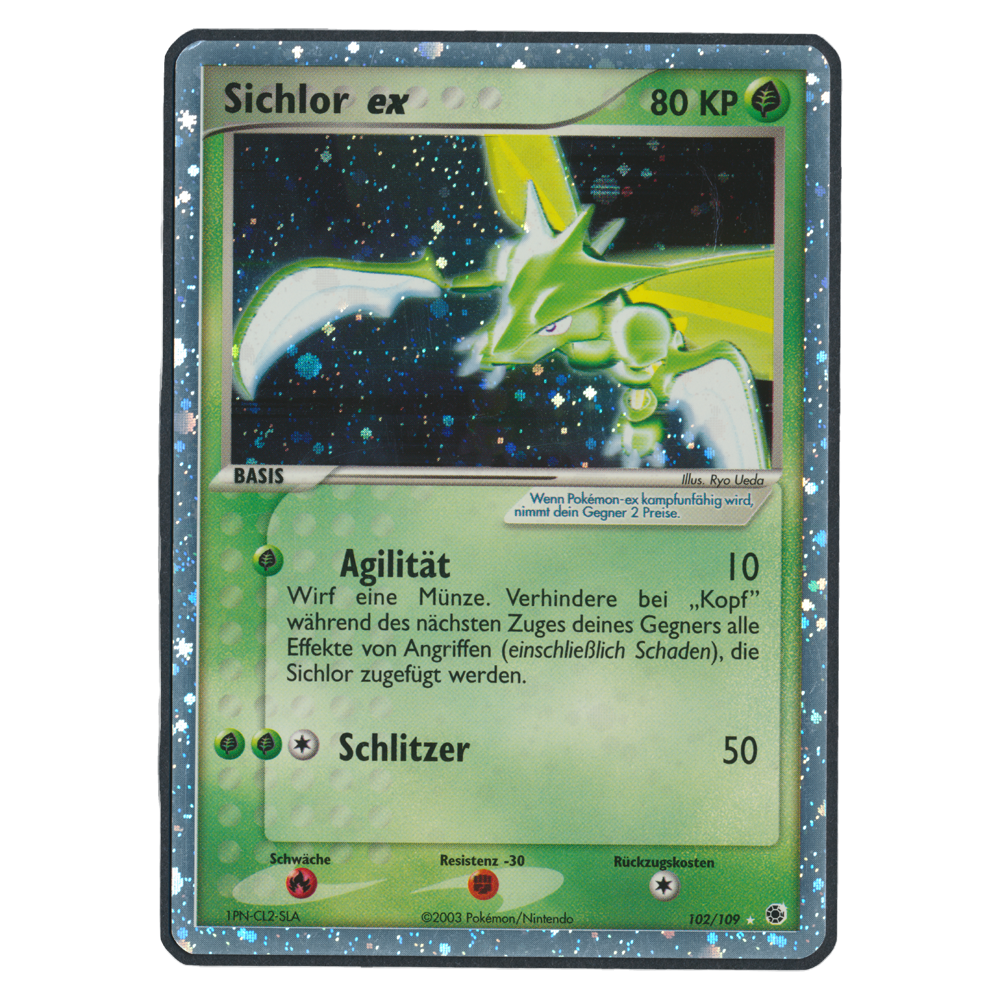 Pokémon EX Ruby & Sapphire Sichlor EX 102 Einzelkarte Deutsch