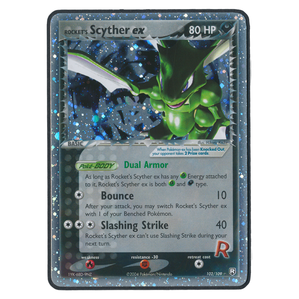 Pokémon EX Team Rocket Returns Rocket's Scyther EX 102	Einzelkarte English