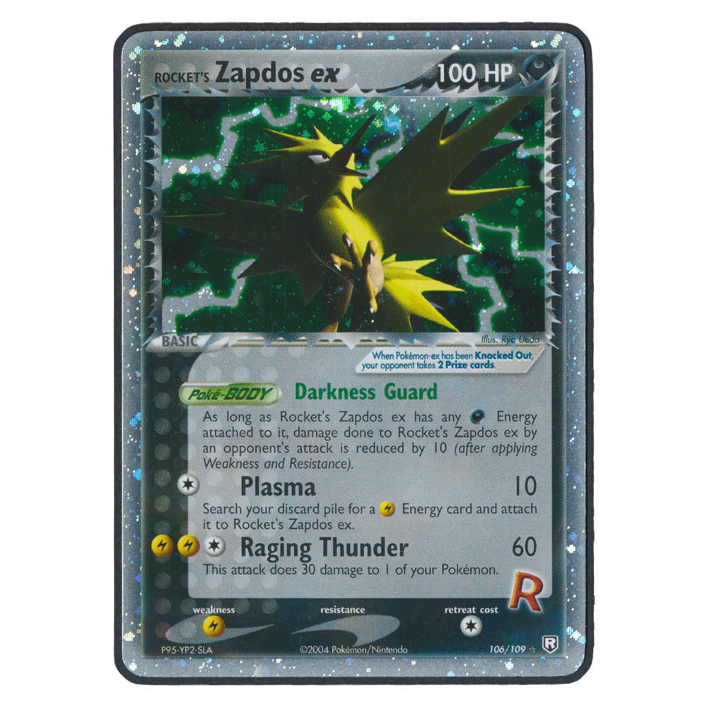 Pokémon EX Team Rocket Returns Rocket's Zapdos EX 106	Einzelkarte English