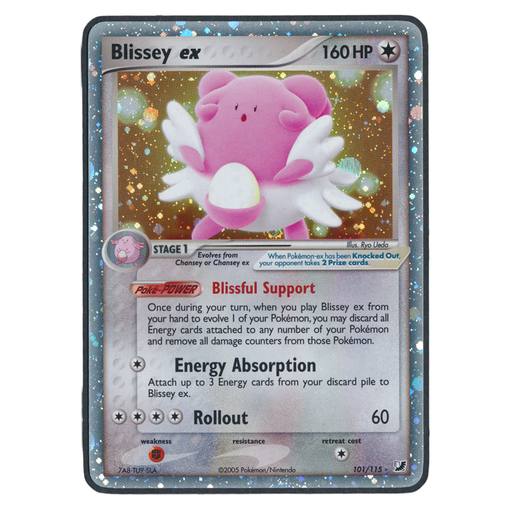 Pokémon EX Unseen Forces Blissey EX 101 Einzelkarte English