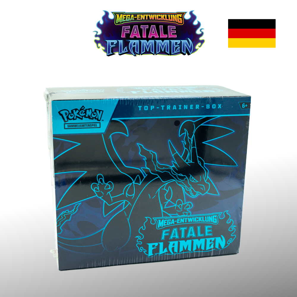 Pokémon Fatale Flammen PFL Top-Trainer-Box Deutsch sealed