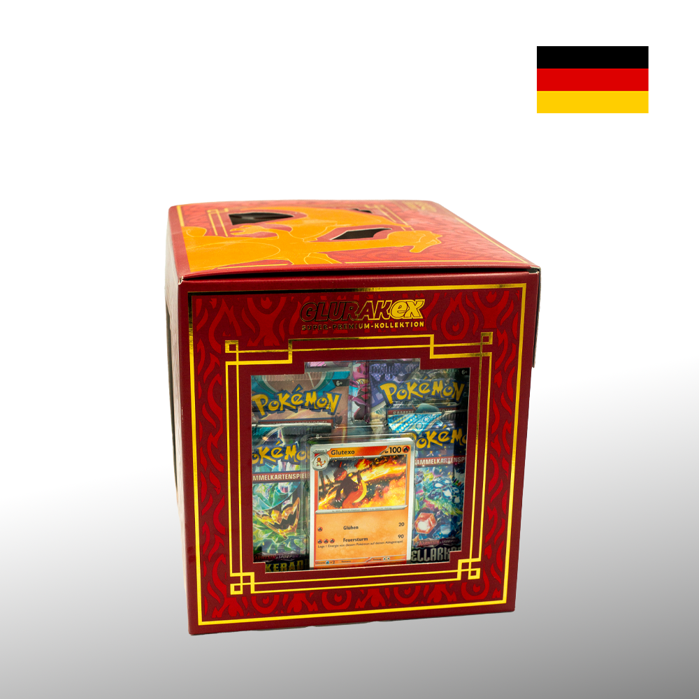 Pokémon Glurak ex Super-Premium Kollektion Box-Set Deutsch sealed