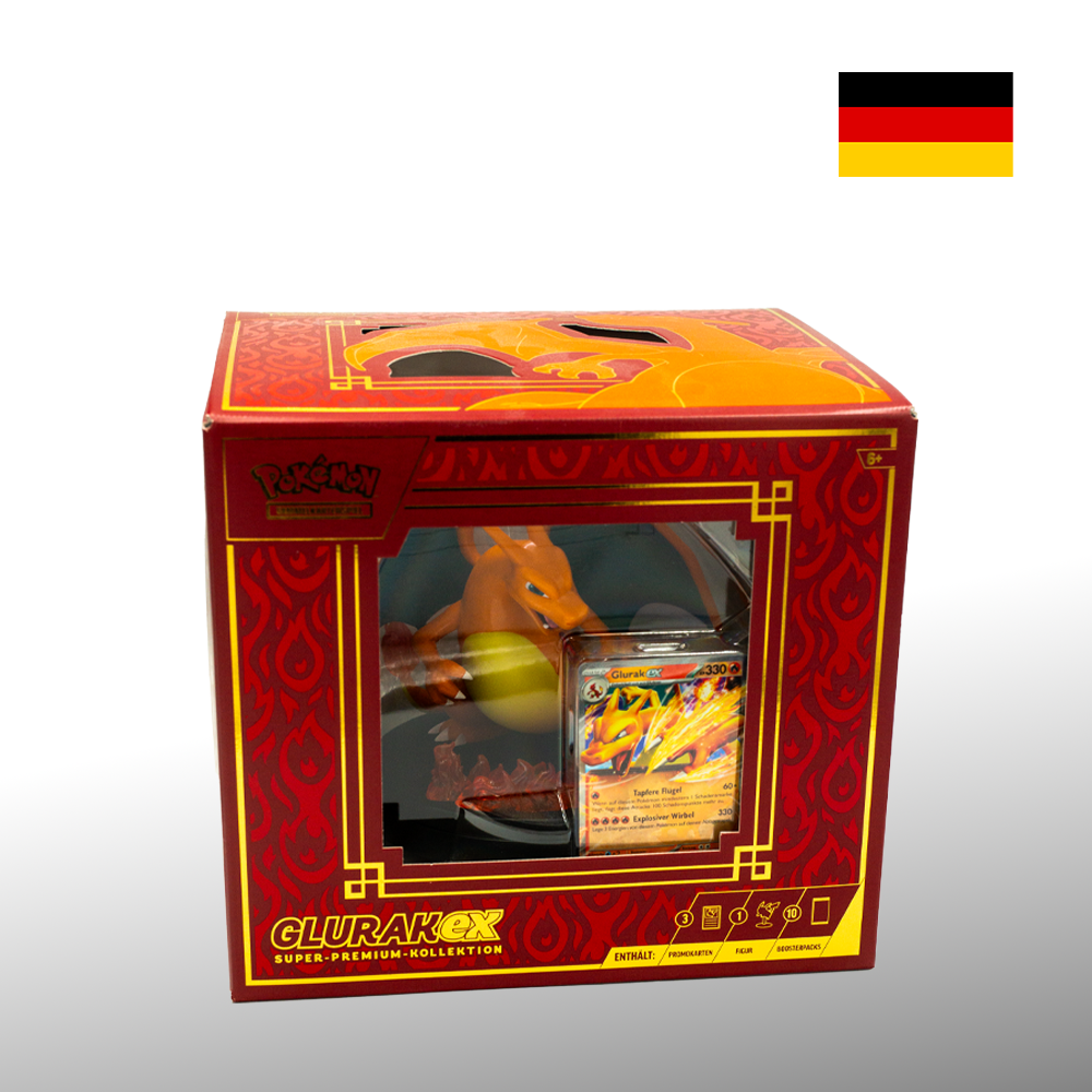 Pokémon Glurak ex Super-Premium Kollektion Box-Set Deutsch sealed