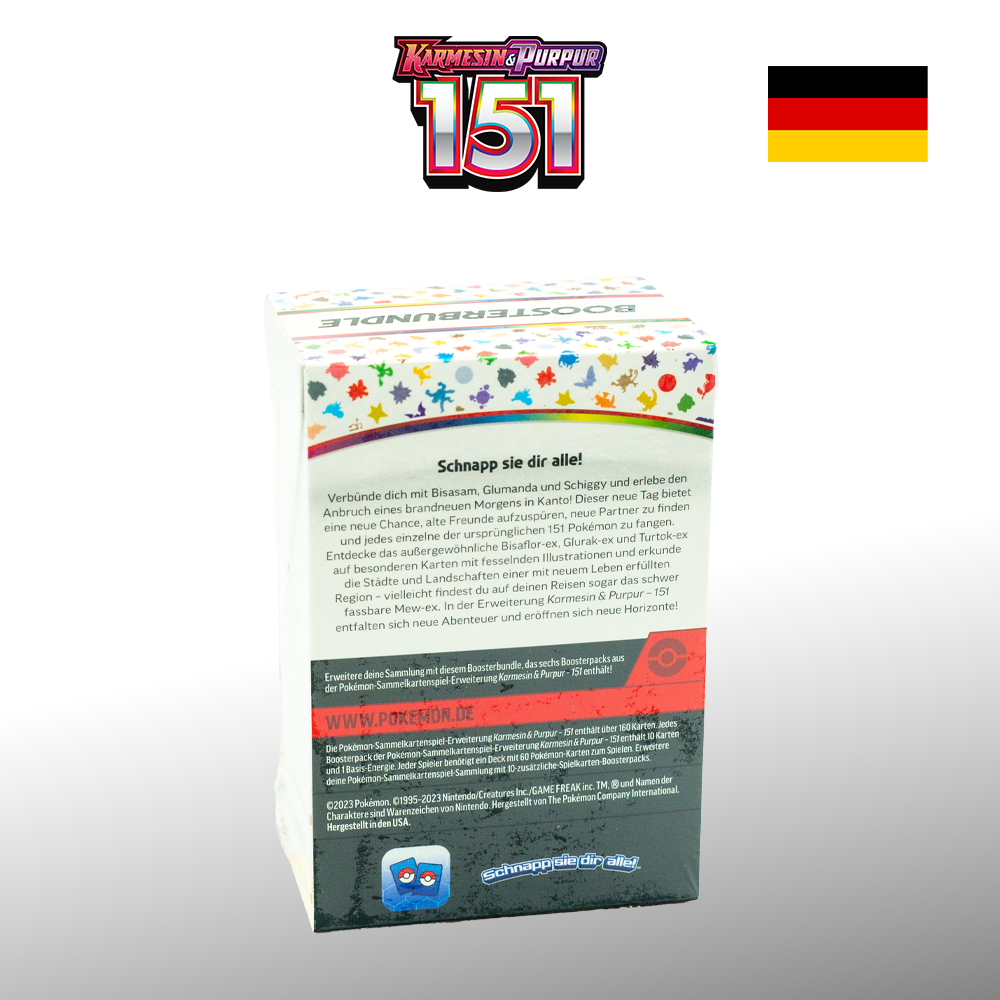 Pokémon Mew 151 MEW Booster-Bundle Deutsch sealed