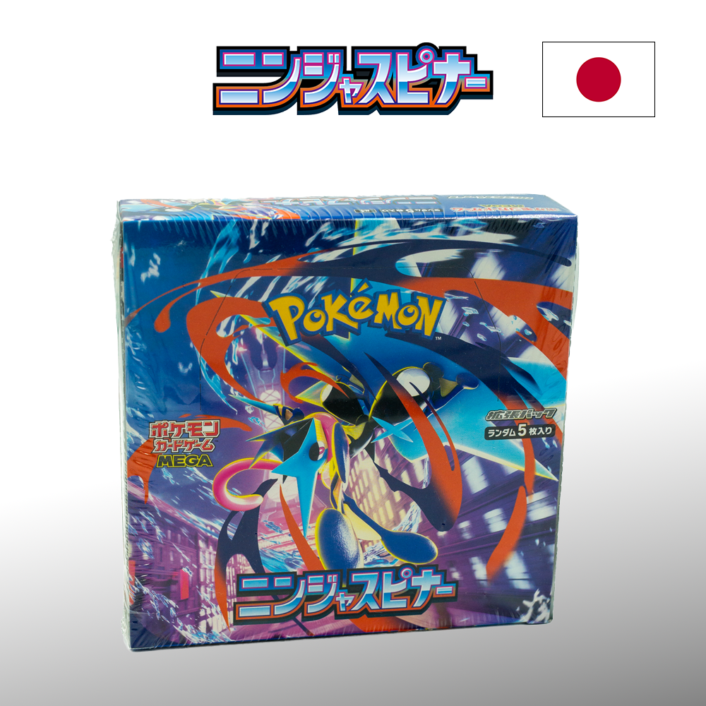 Pokémon Ninja Spinner M4	 Display-Box Japanisch sealed