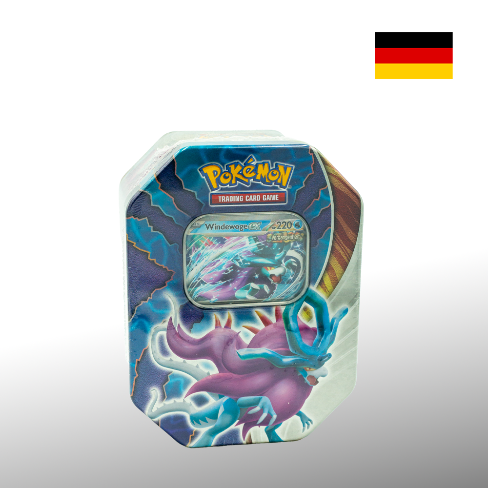 Pokémon Paradox Clash Tins: Windewoge ex Tin-Box Deutsch sealed