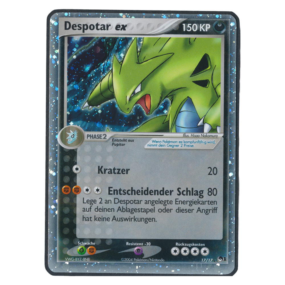 Pokémon Pop Serie 1 Despotar EX 17 Einzelkarte Deutsch