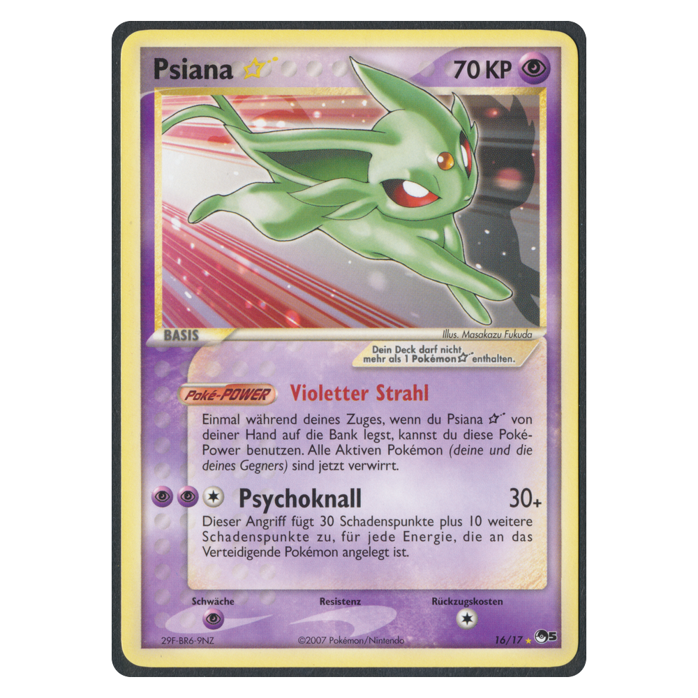 Pokémon Pop Serie 5 Psiana 16 Einzelkarte Deutsch