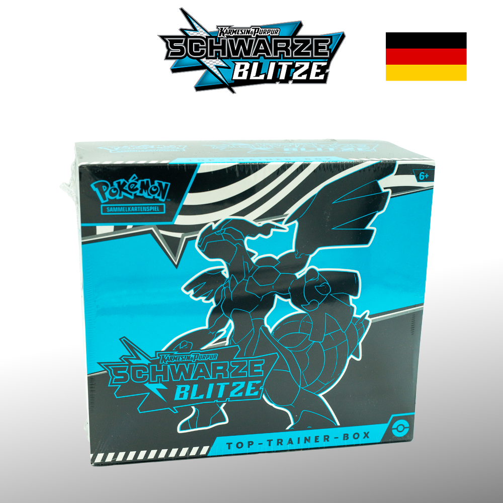 Pokémon Schwarze Blitze BLK Top-Trainer-Box Deutsch sealed