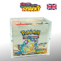 Pokémon Surging Sparks SSP Display-Box English	sealed in Acryl Case