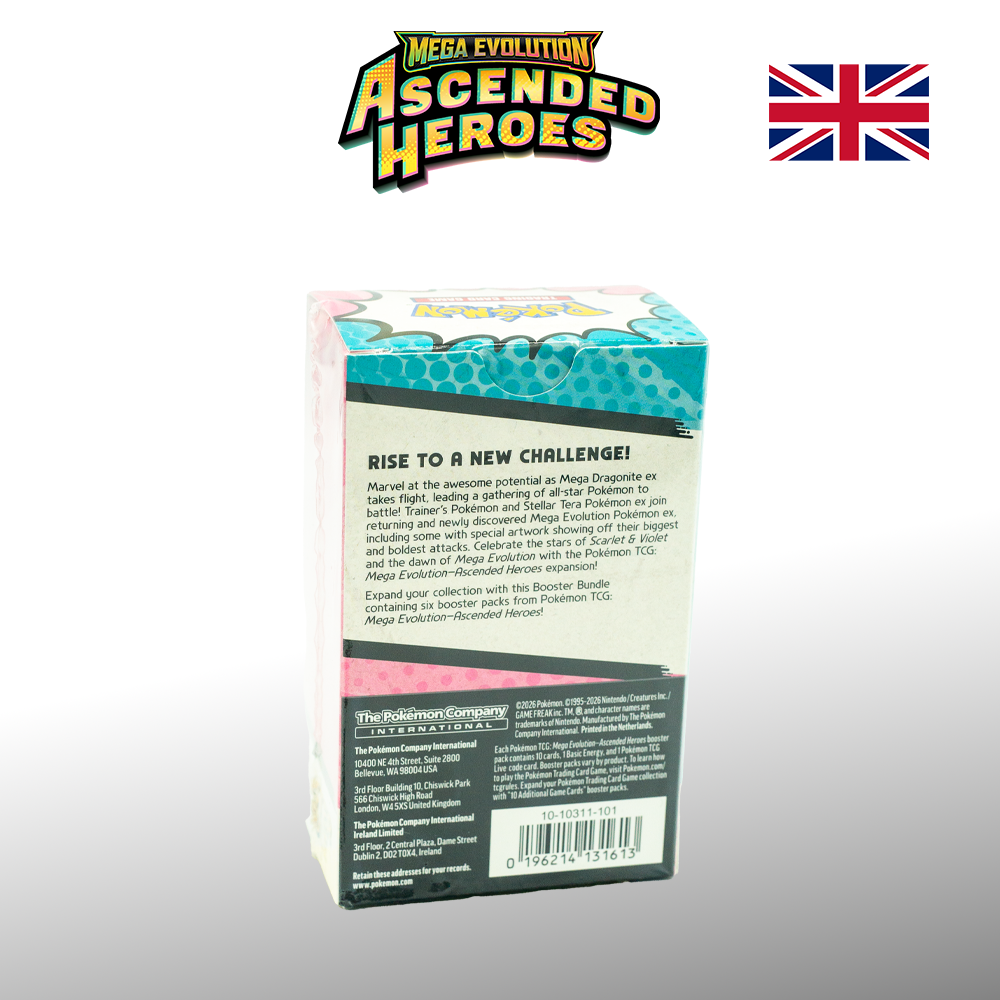 Pokémon Ascended Heroes ASC Booster-Bundle English sealed